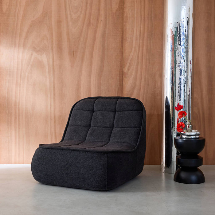 sweeek - Fauteuil bouclé stof 1 zitplaats