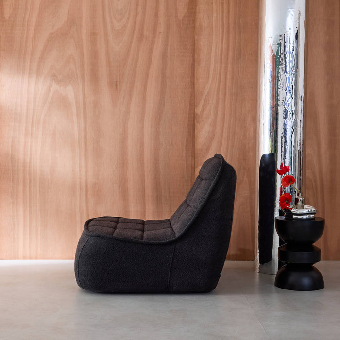 sweeek - Fauteuil bouclé stof 1 zitplaats