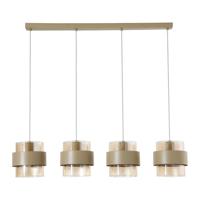 Searchlight Royal Hanglamp 4-lichts - Zand