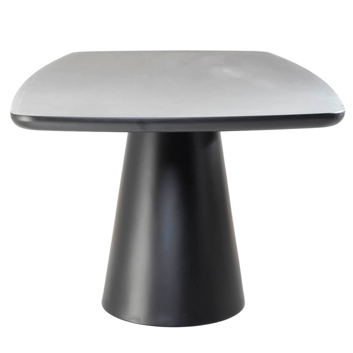 Giga Meubel - Eettafel Deens Ovaal - Zwart Hout - 200x100x76cm - Moya