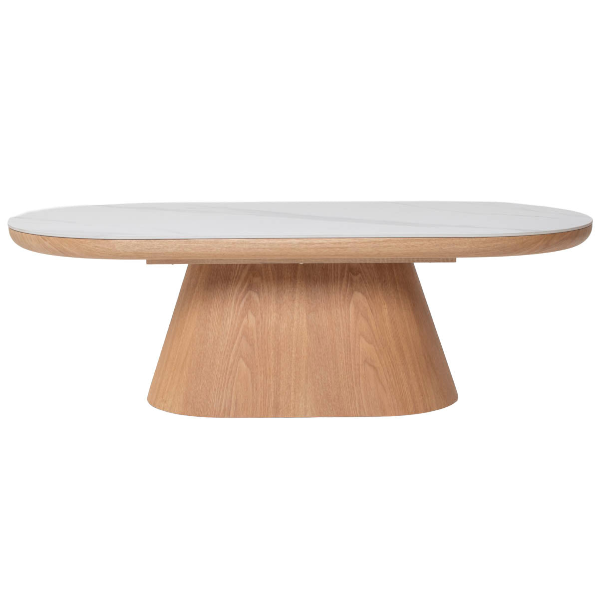 Giga Meubel - Salontafel Alba Naturel Keramisch 120cm Ovaal