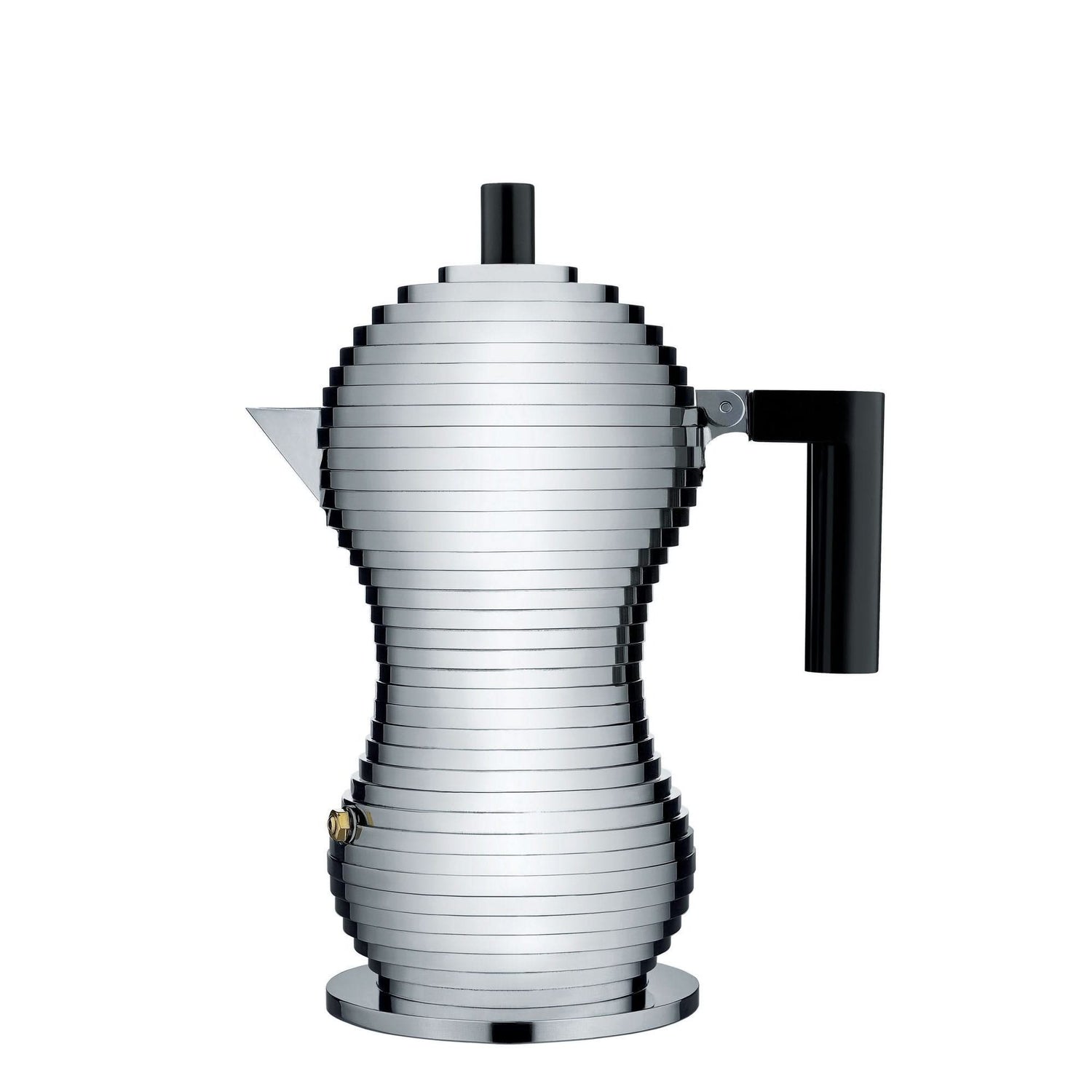 Alessi Percolator Pulcina - MDL02|3 B - Zwart - 3 kops - door Michele De Lucchi