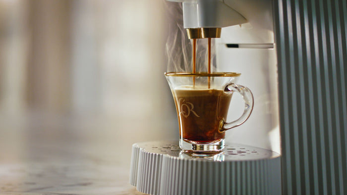 Alessi Koffiecupmachine Plisse - Geschikt voor L'OR Barista, Nespresso® Cups - LM9014|W - Wit