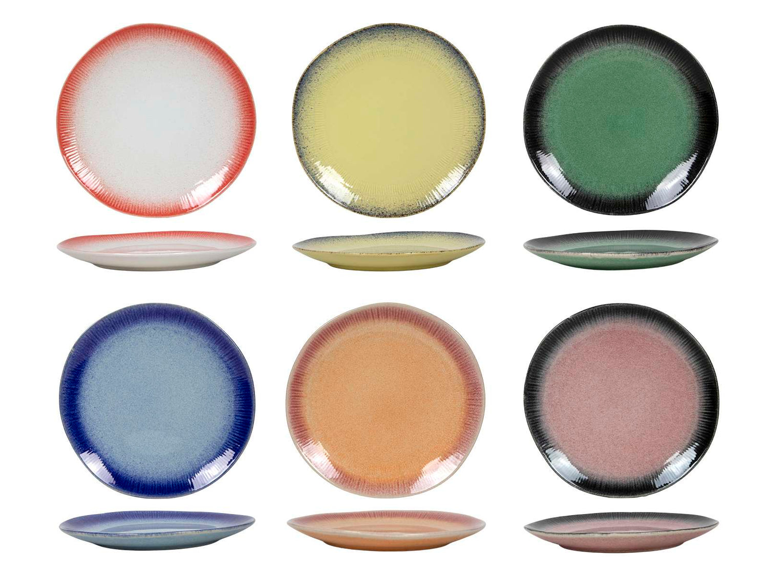 Studio Tavola Ontbijtborden | Desserborden Fire ø 20 cm - 6 Stuks