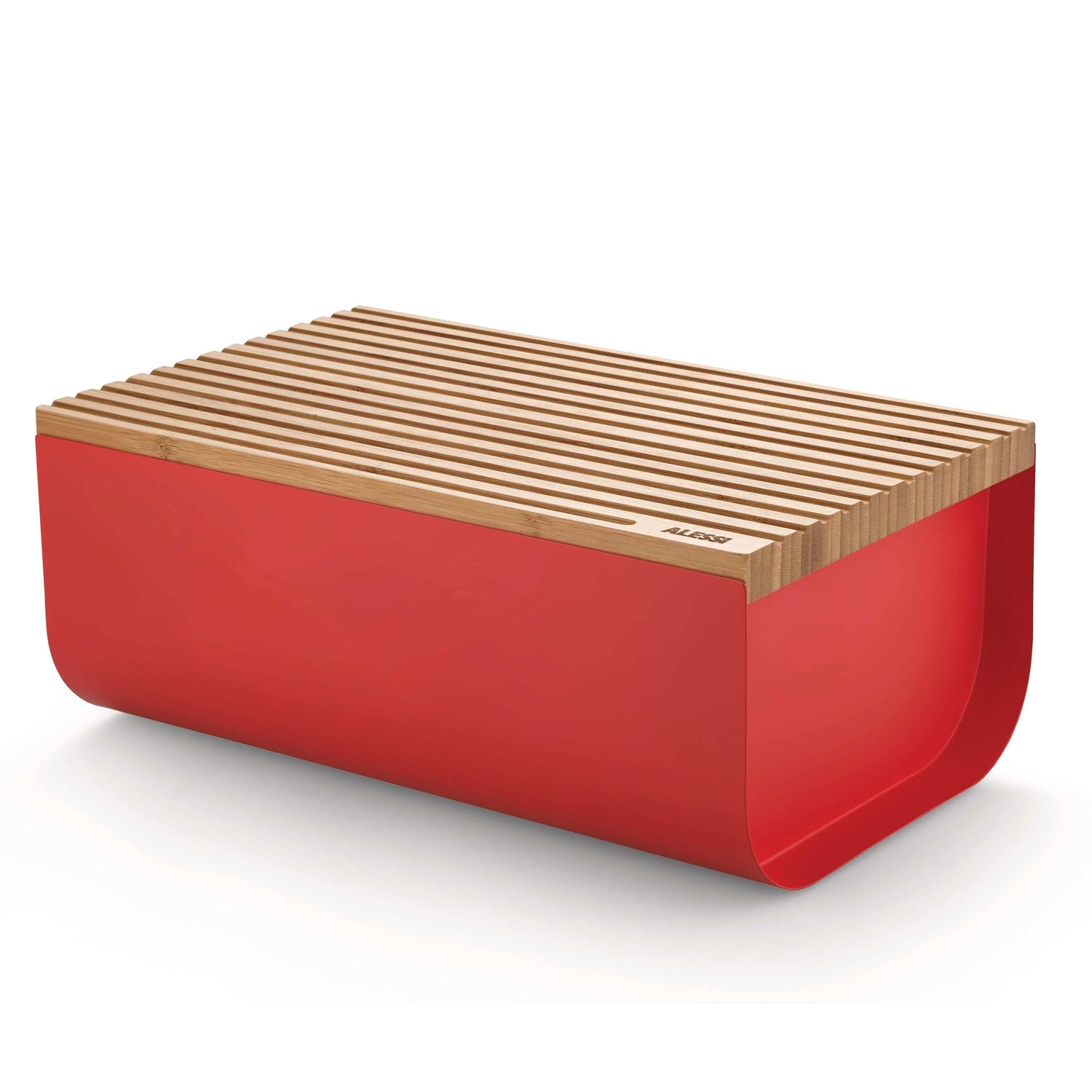 Alessi Broodtrommel met snijplank Mattina -  Rood - BG03 R - door Big-Game