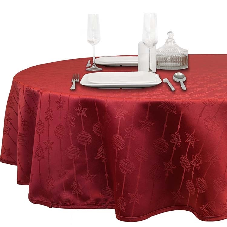 Unique Living - Tafelkleed Raula - 180cm - Rood