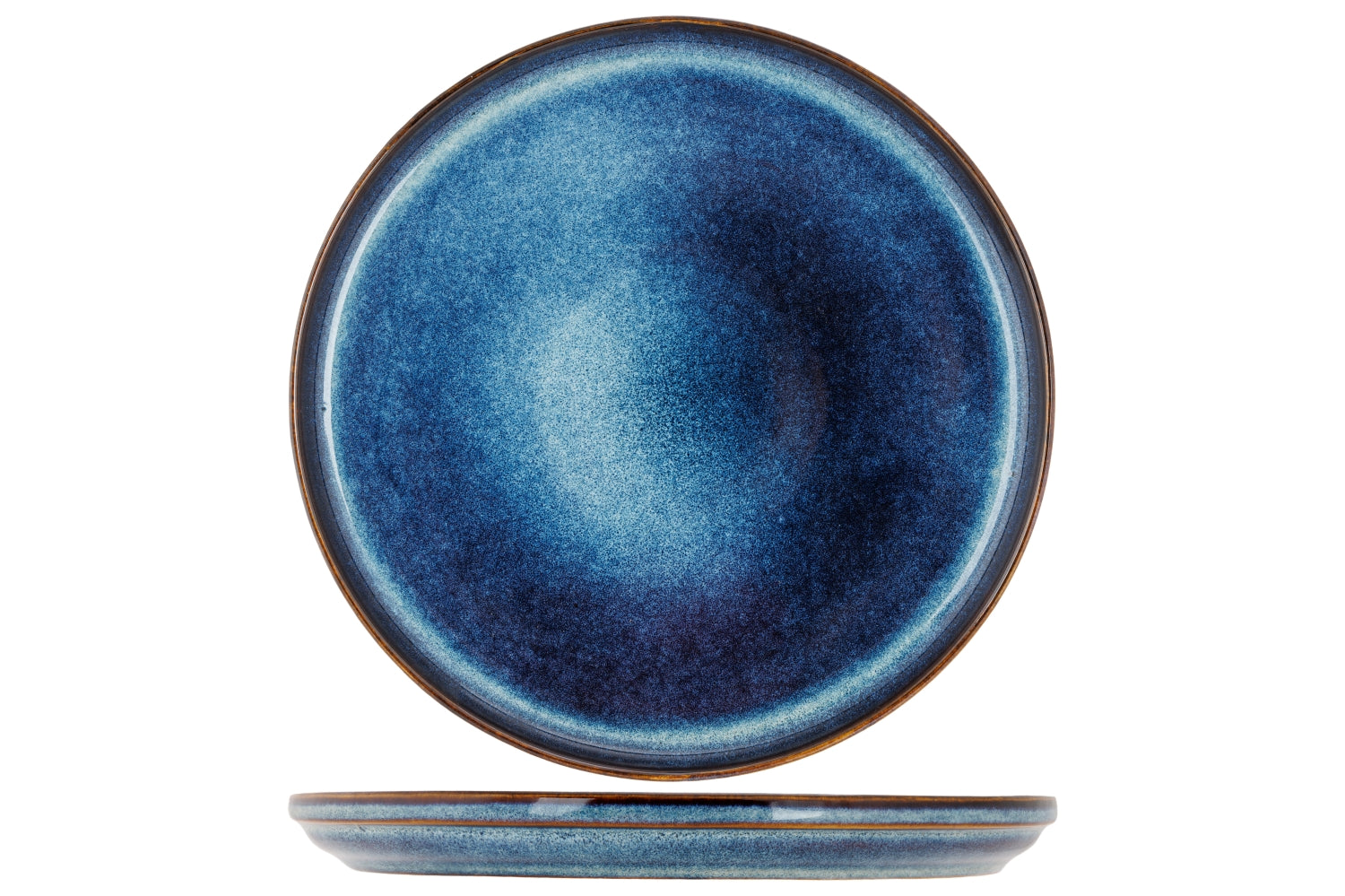 Cosy & Trendy Dinerborden Jade Indigo ø 27 cm - 4 Stuks