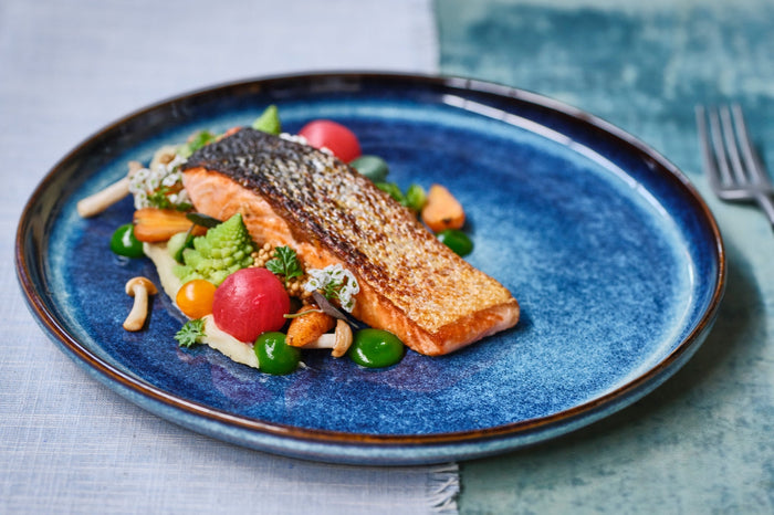 Cosy & Trendy Dinerborden Jade Indigo ø 27 cm - 4 Stuks