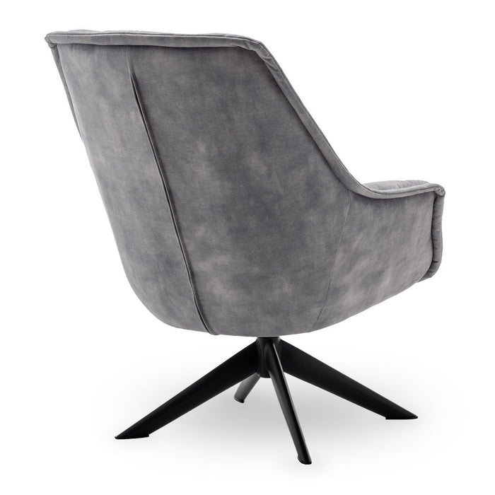 Calicosy - VOLTER Grijze woonkamerstoel - H98 - Grijs