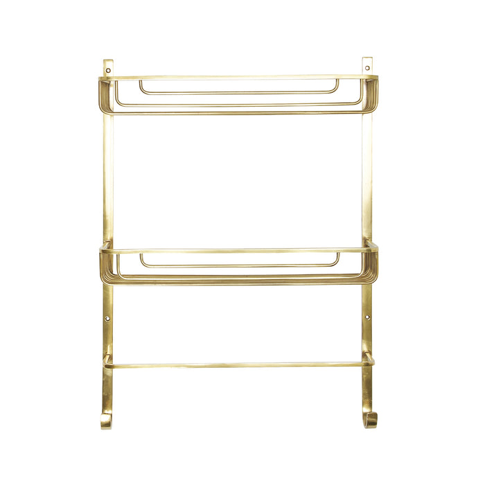 Signature - Wandplank met 2 niveaus - H56 cm - Goud