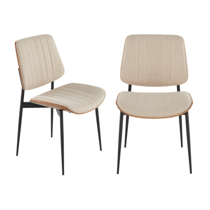 Signature - GISELLE Set van 2 stoelen - H82,5 cm - Beige