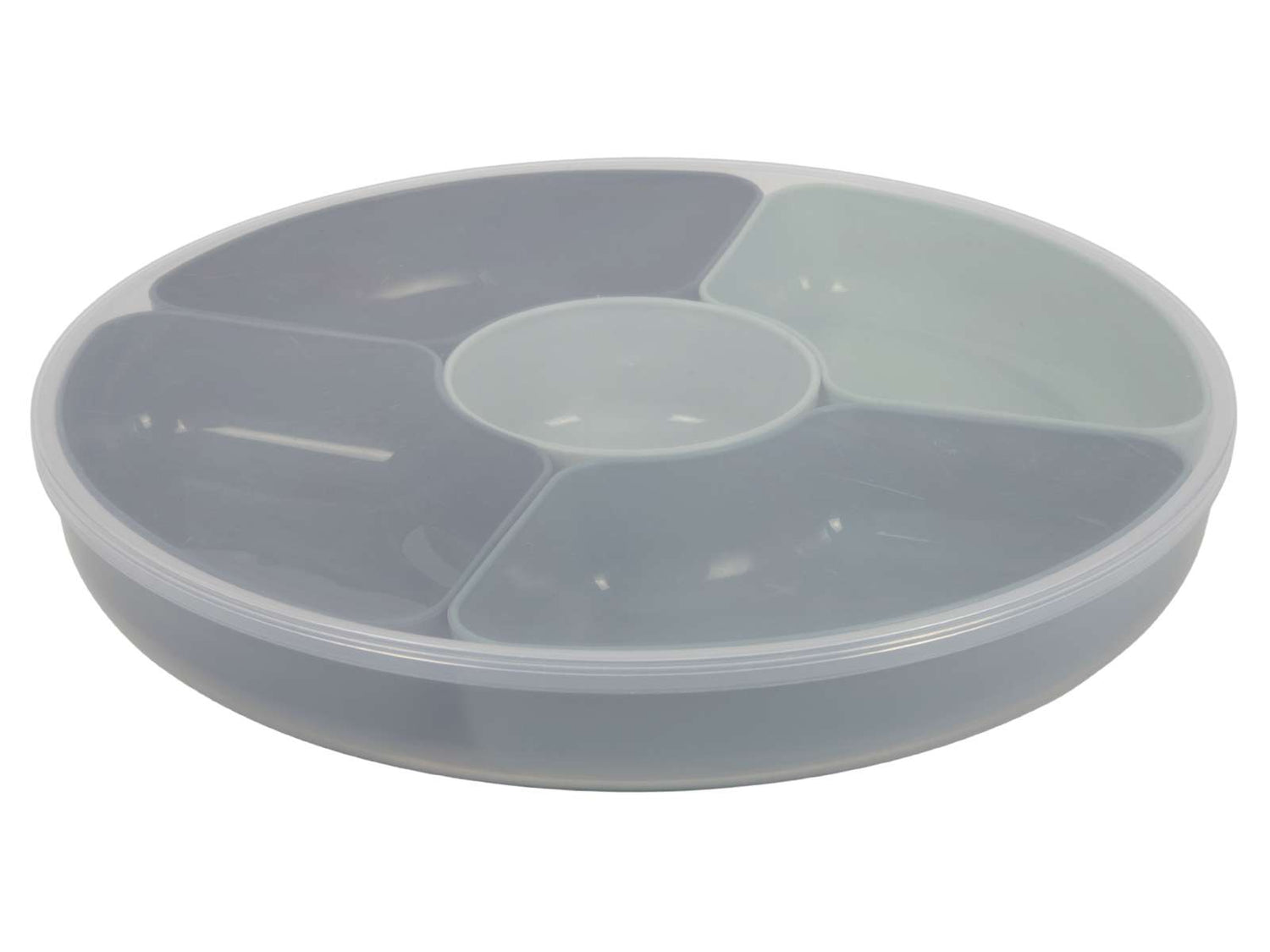 Cookinglife Snackbak Rond Ø 31 cm - met 5 losse bakjes