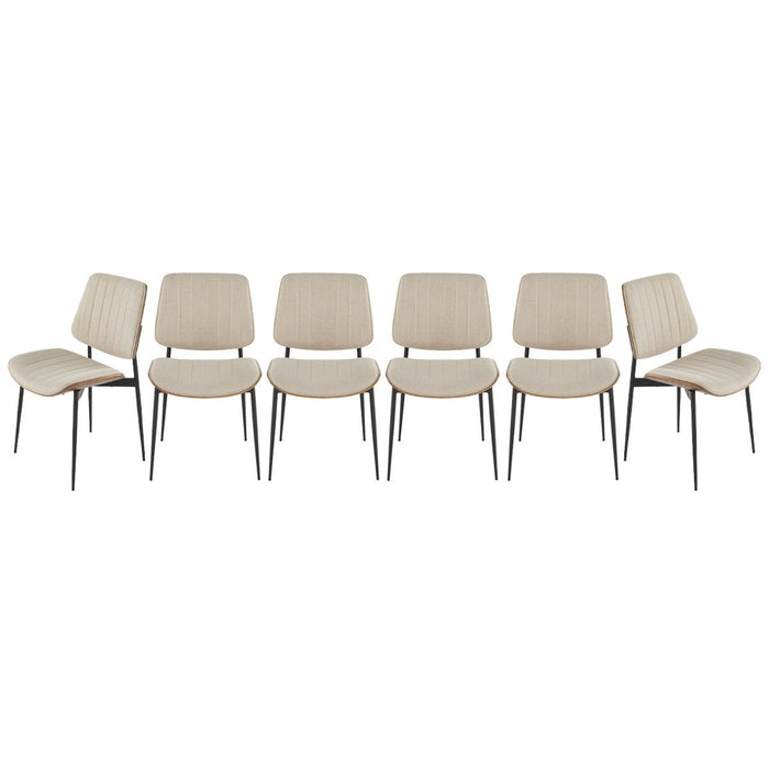 Calicosy - Set van 6 stoelen GISELLE - H82,5 cm