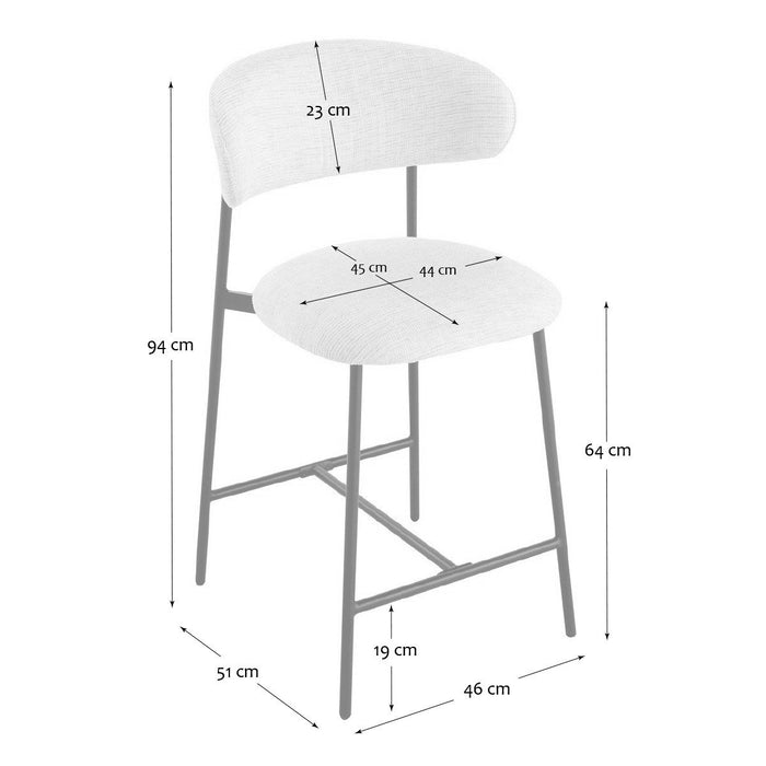 Calicosy - Set van 2 krukken DRACO - H94 cm