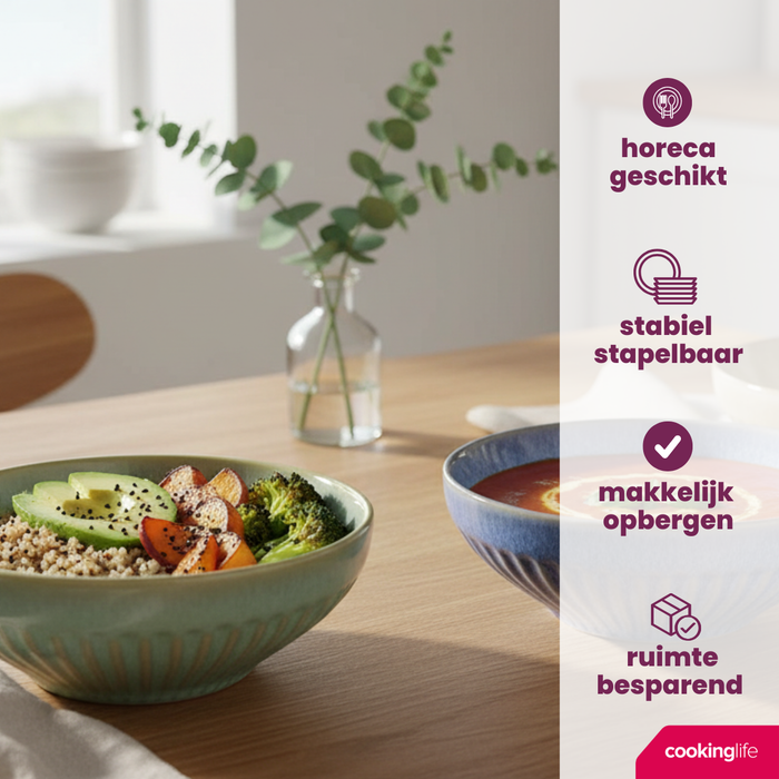 Cookinglife Soepkommen | Kommen Aqua Maris ø 16.5 cm - 6 Stuks