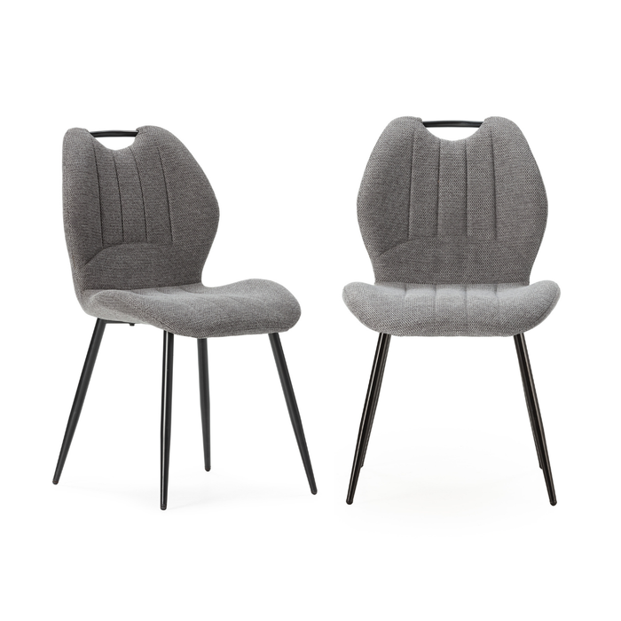 Calicosy - MULI Set van 4 stoelen in stof - H86 cm