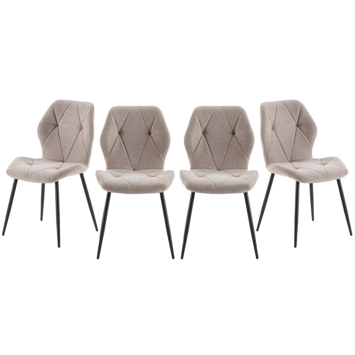 Calicosy - Set van 4 stoelen LUNA - H48 cm