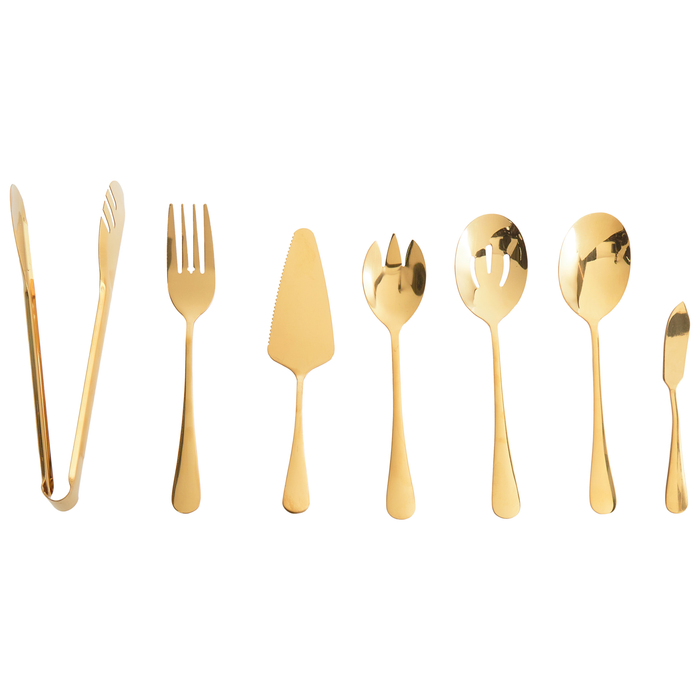 Beliani - ZITI - Bestekset 7-delig - Goud - RVS