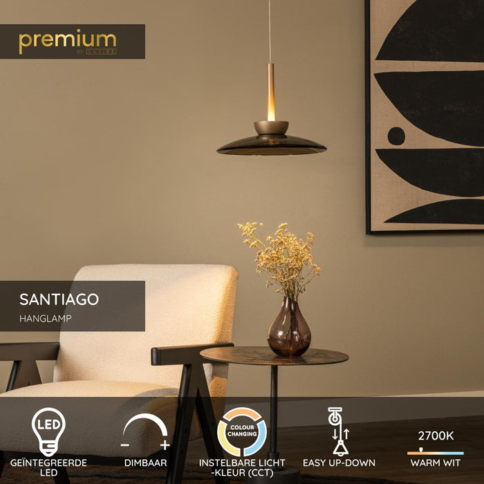 Lucide Premium SANTIAGO Hanglamp - Amber