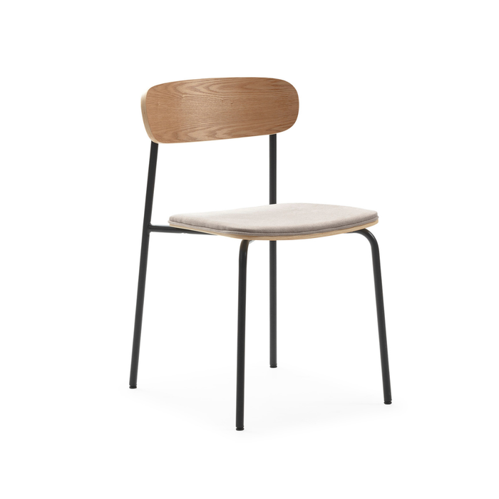 Calicosy - Set 2 stoelen ADRIANA - L46 cm - Stof & metaal