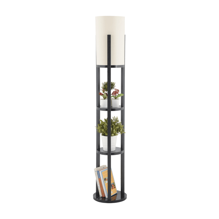 Calicosy - CIRCLE Lamp met 3 ronde planken - H135 cm