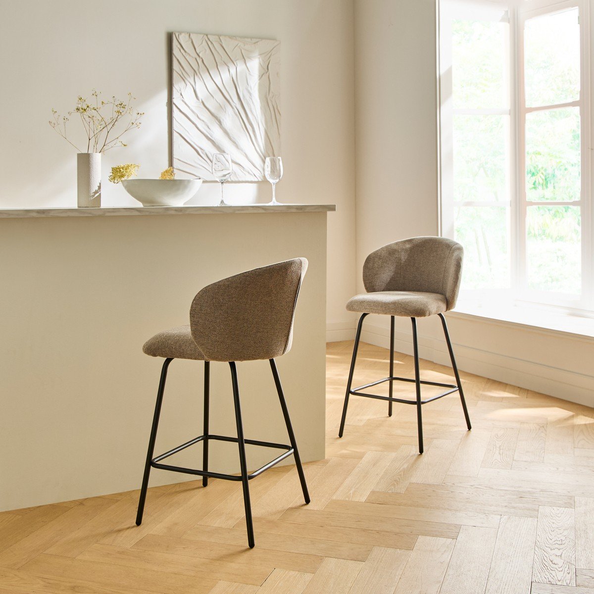 Calicosy - Set van 2 krukken SORREL - H89 cm