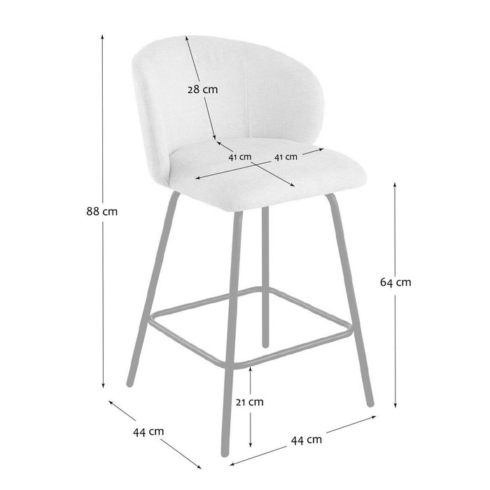 Calicosy - Set van 2 krukken SORREL - H89 cm