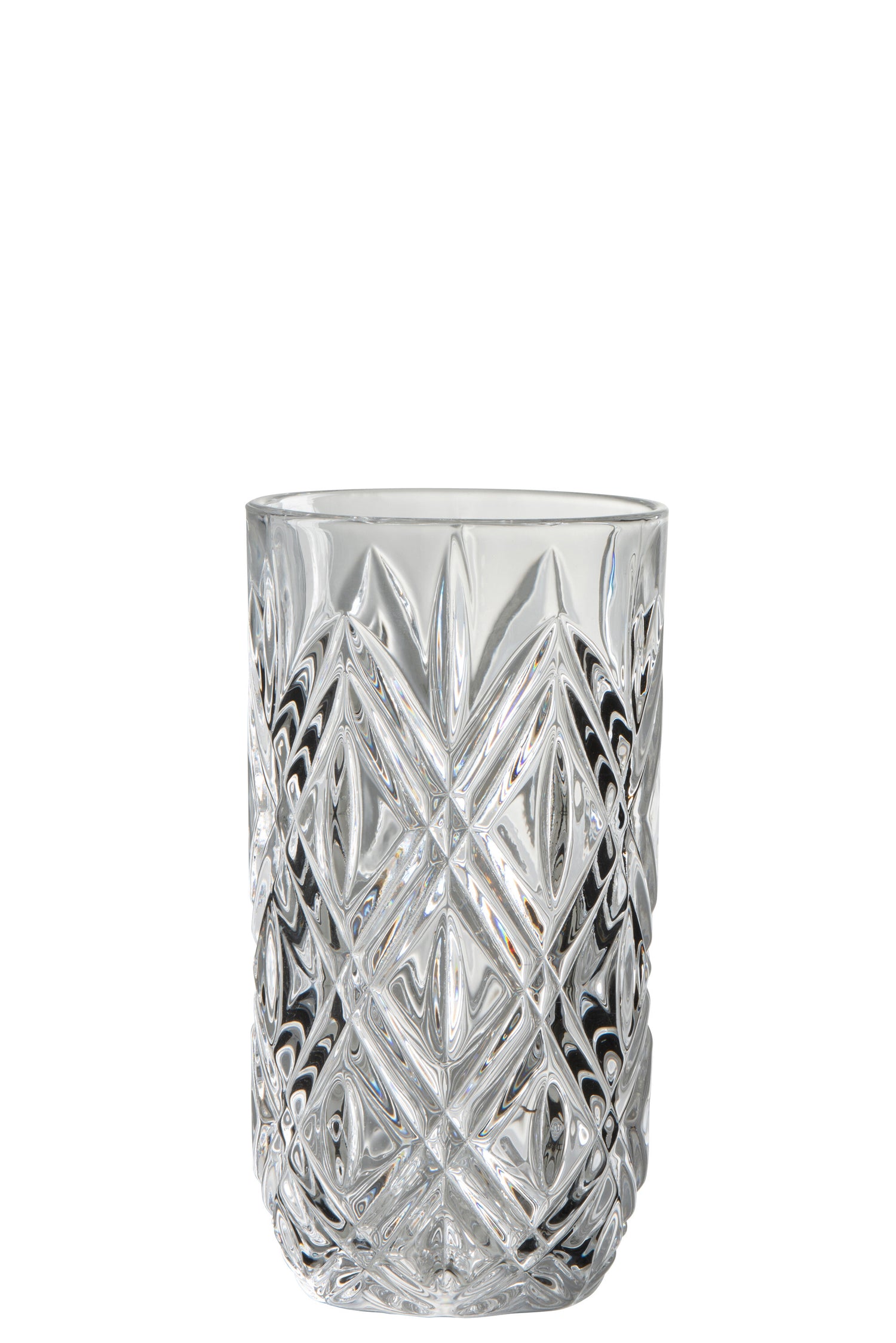 J-Line glas Anna Hoog - glas - transparant - 6 stuks