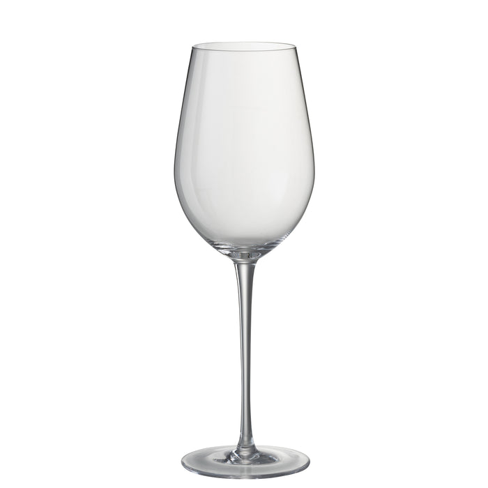 J-Line glas witte wijn Tia - glas - transparant - 6 stuks