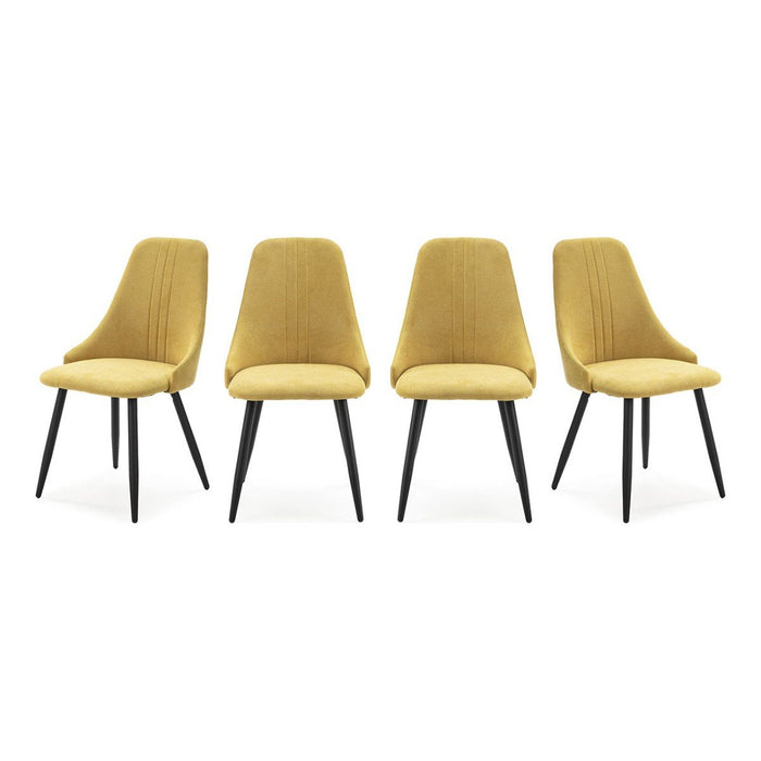 Calicosy - MANI Set van 4 stoelen in stof - H91 cm