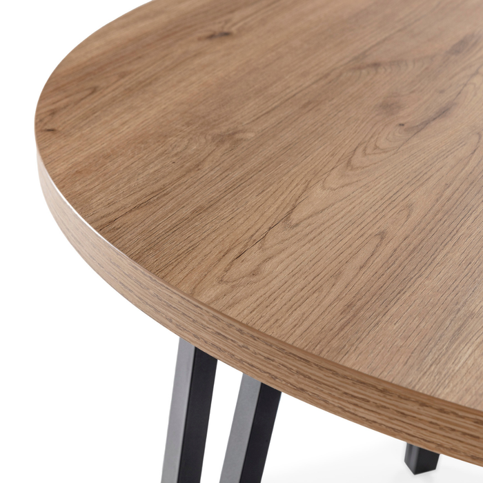 Calicosy - Uitschuifbare ronde tafel L120 cm - CLEO - Licht hout