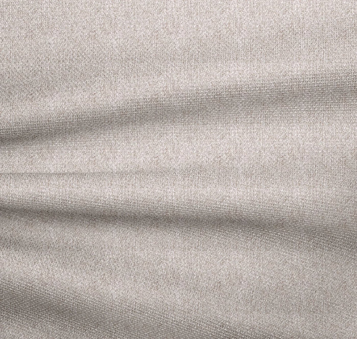 Rechte 5-zitsbank in beige geweven stof, 310 cm