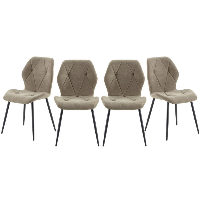 Calicosy - Set van 4 stoelen LUNA - H48 cm