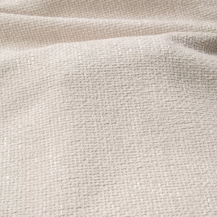 4-zits rechthoekige slaapbank in crème geweven fluweel