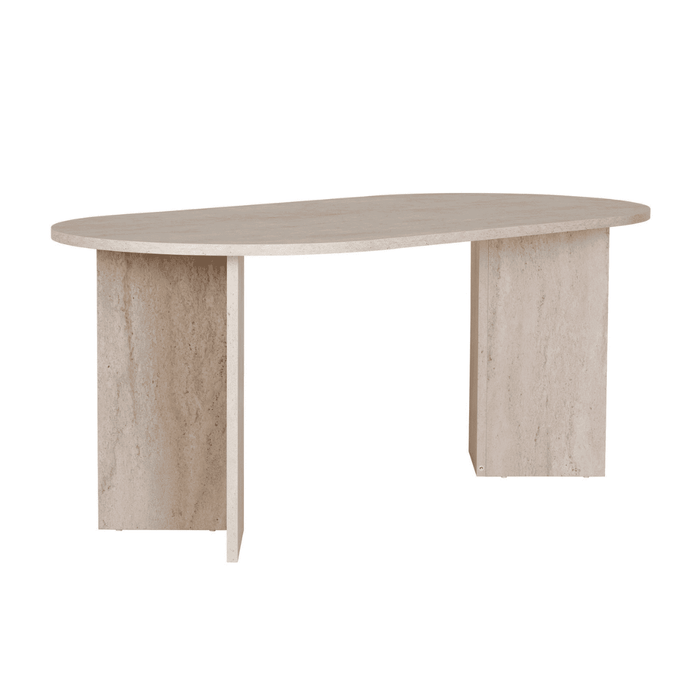 Calicosy - Eettafel met afgeronde randen L180 cm - SABLE