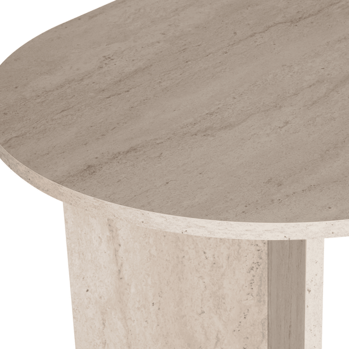 Calicosy - Eettafel met afgeronde randen L180 cm - SABLE