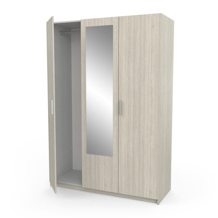 Calicosy - Kledingkast 3 Deuren 1 Spiegel - Pricy3 - H191,5 cm