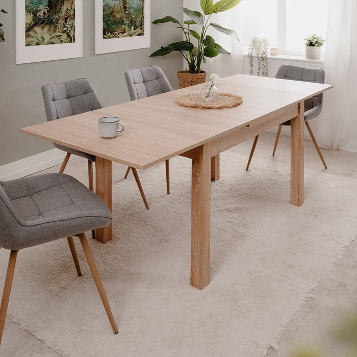 Calicosy - Uitschuifbare eettafel LONGFORD - H76 cm