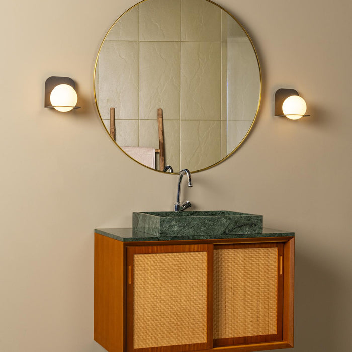 Lucide DAVY Wandlamp - Zwart