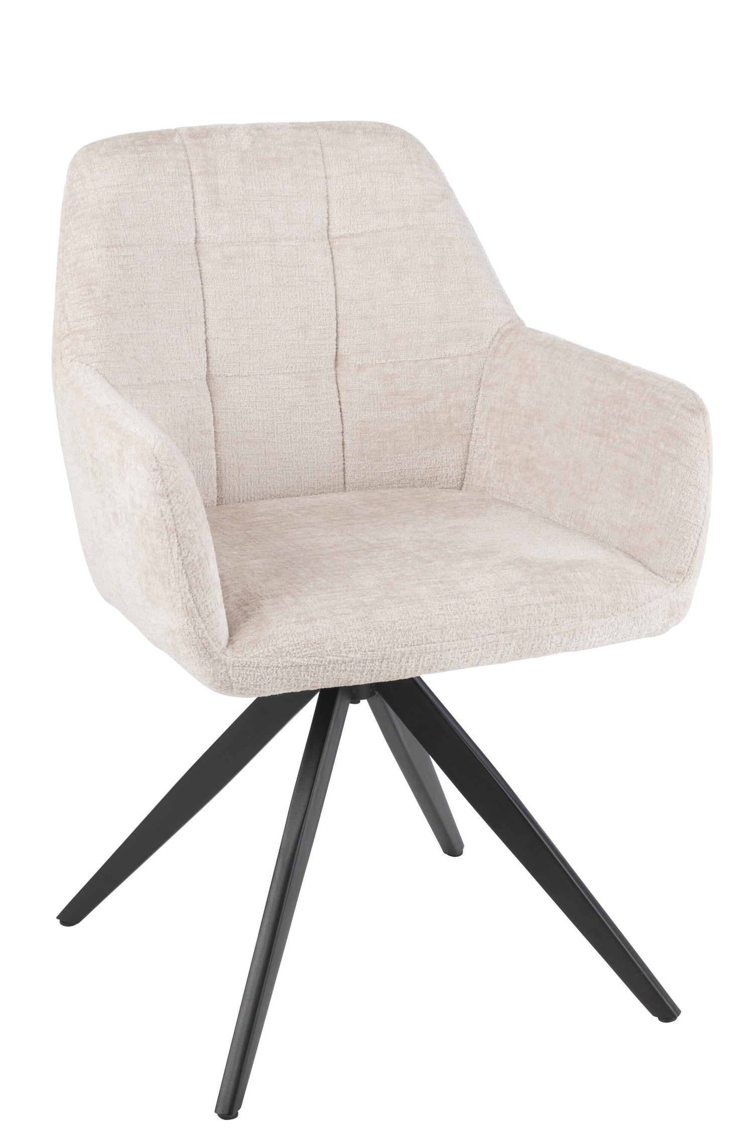 J-Line stoel Louna - ijzer|acryl - ivoor