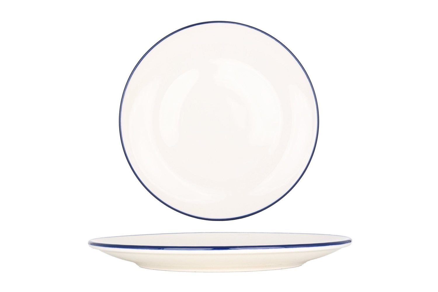Bonna Dinerbord - Linea Blue - Porselein - 27 cm - set van 6