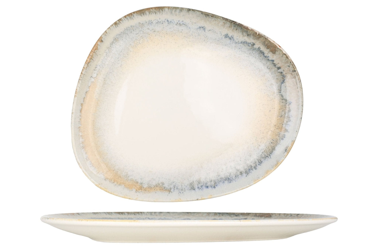 Bonna Dinerbord - Knidos - Porselein - 33 cm - set van 6
