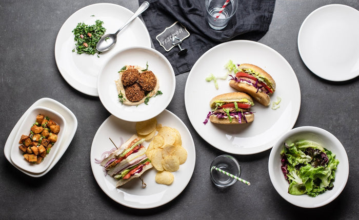 Bonna Serveerschaal - Gourmet - Porselein - 19x11 cm - set van 2