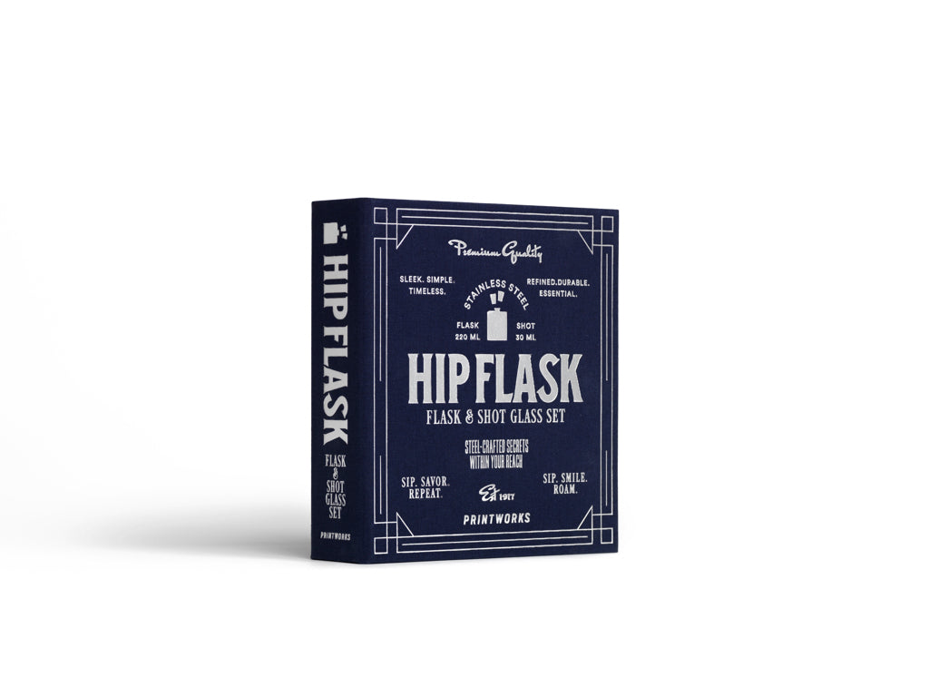 Printworks The Essentials - Hip Flask - Donkerblauw