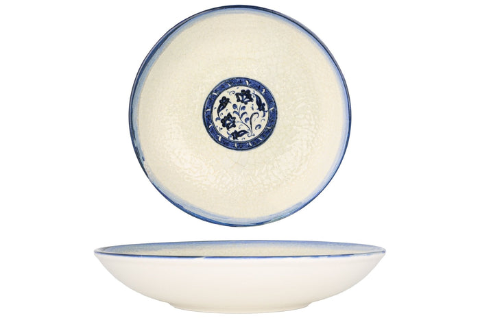 Bonna Diep bord - Esnaf - Porselein - 25 cm (1300cc) - set van 6