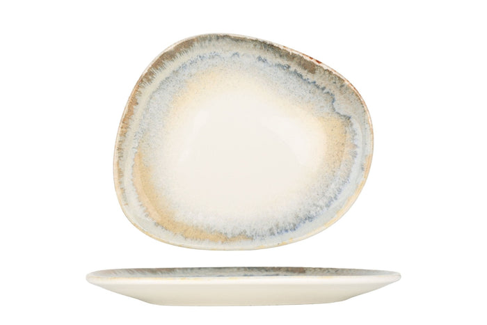 Bonna Gebaksbord - Knidos - Porselein - 24 cm - set van 6