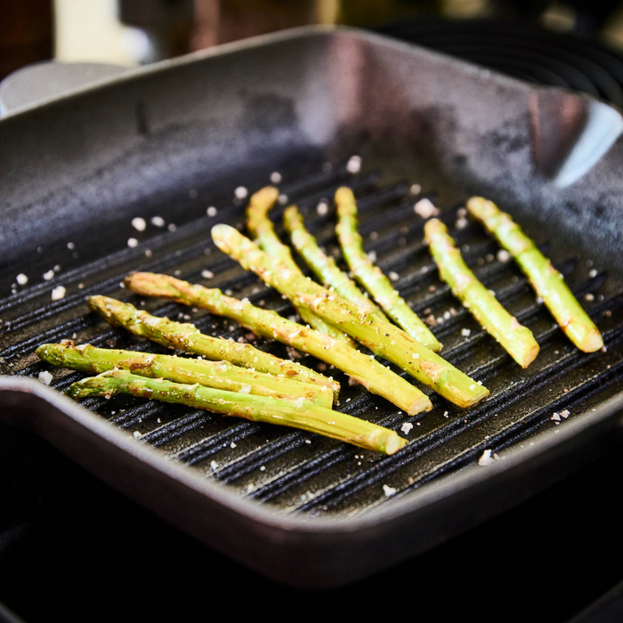 Byron gietijzeren grillpan vierkant 28 CM