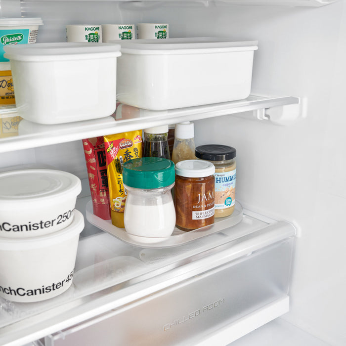 Yamazaki Tower Opbergbakje draaibaar smal - Wit