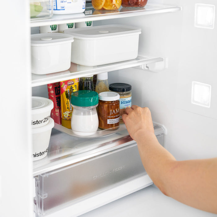 Yamazaki Tower Opbergbakje draaibaar smal - Wit