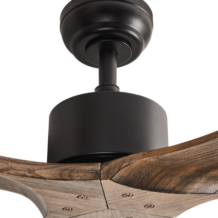 Beliani - ARANI - Plafondventilator - Bruin - Hout